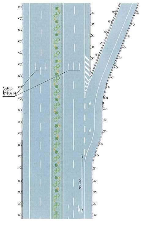 出口标线设置示例