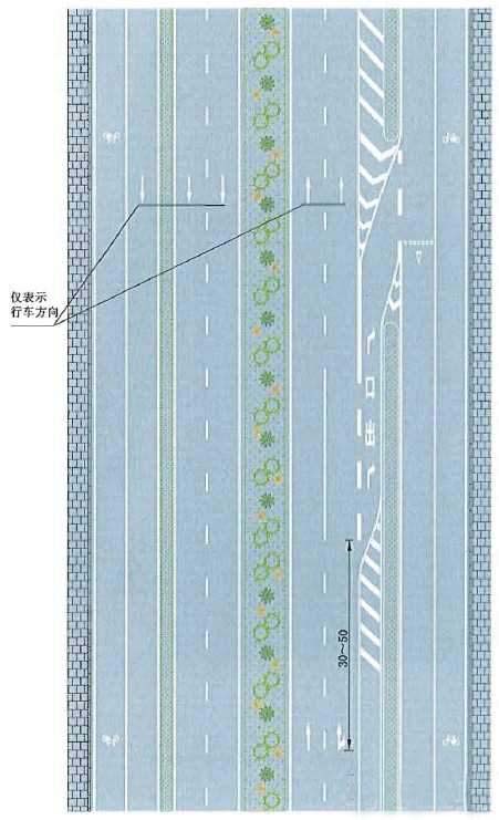 出口标线设置示例