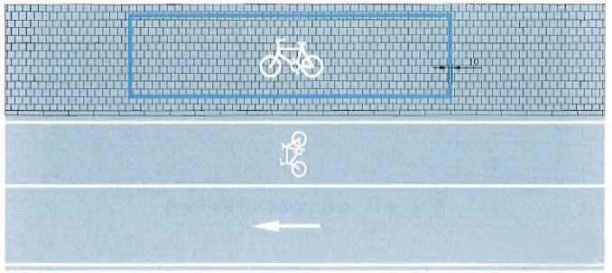 非机动车停车位标线