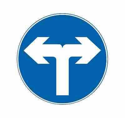 向左和向右转弯