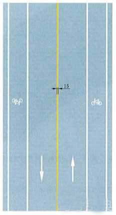 黄色单实线禁止跨越对向车行道分界线