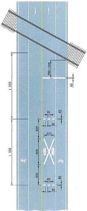 铁路平交道口标线