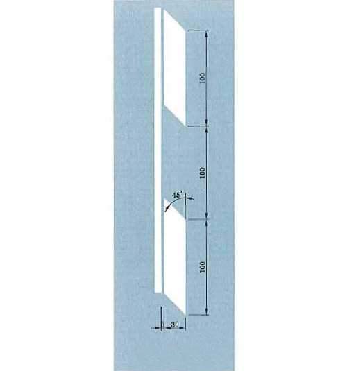 车行道纵向减速标线